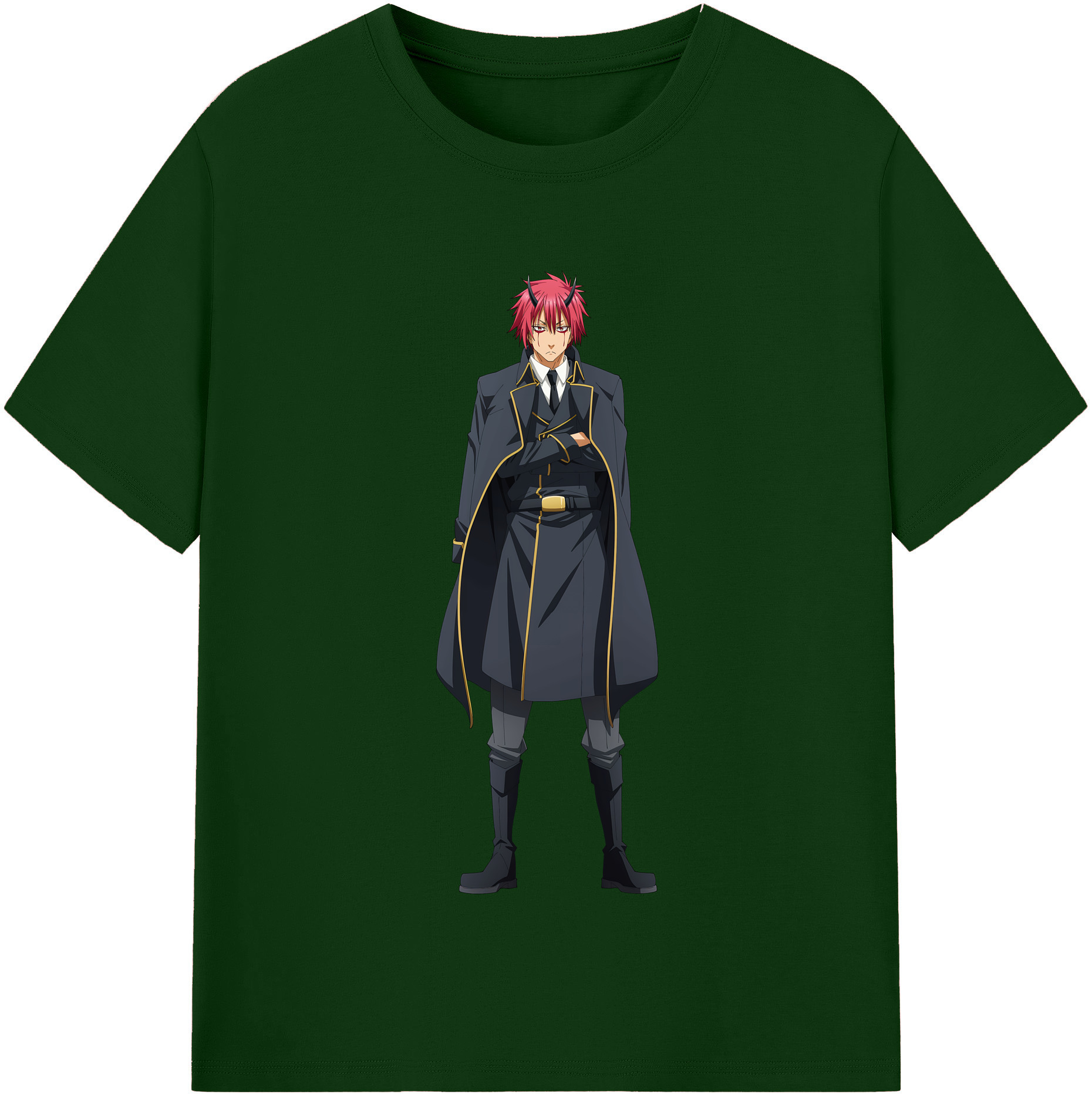 （画像用） 転スラ Regarding Reincarnated to Slime 綿100％半袖Tシャツ（フロントプリント）